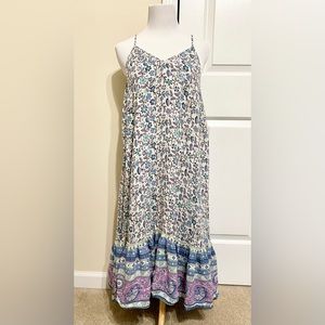 Spell & The Gypsy Dahlia Strappy Midi Sundress Dress